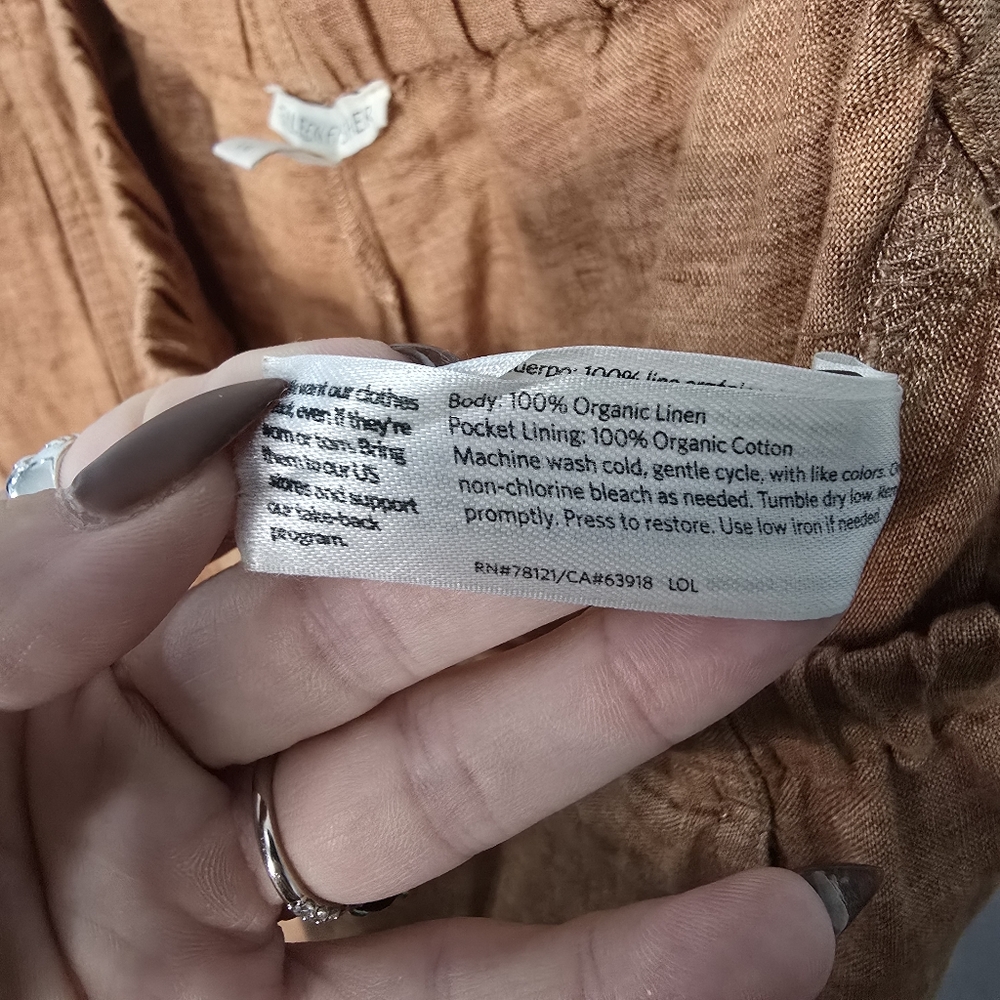 Eileen Fisher Orange Pants - Picture 8 of 8
